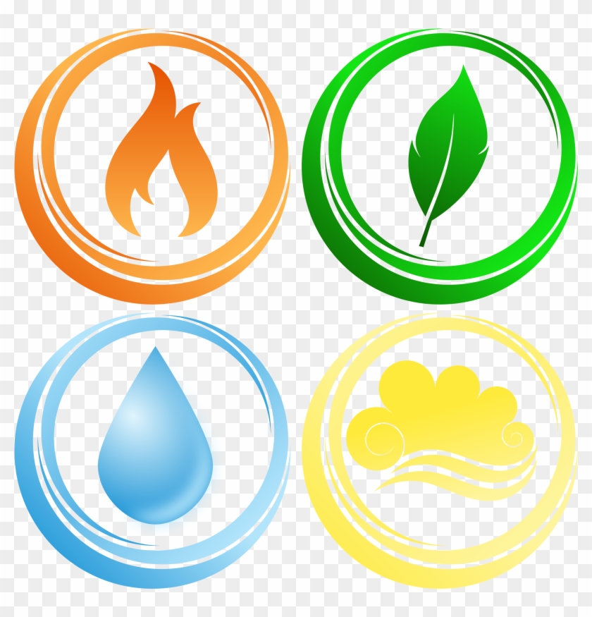 This Free Icons Png Design Of Symbols Of The Four Elements Clipart