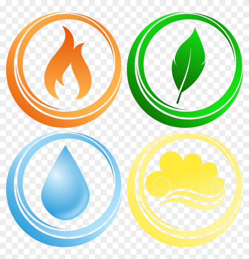 This Free Icons Png Design Of Symbols Of The Four Elements Clipart #248475