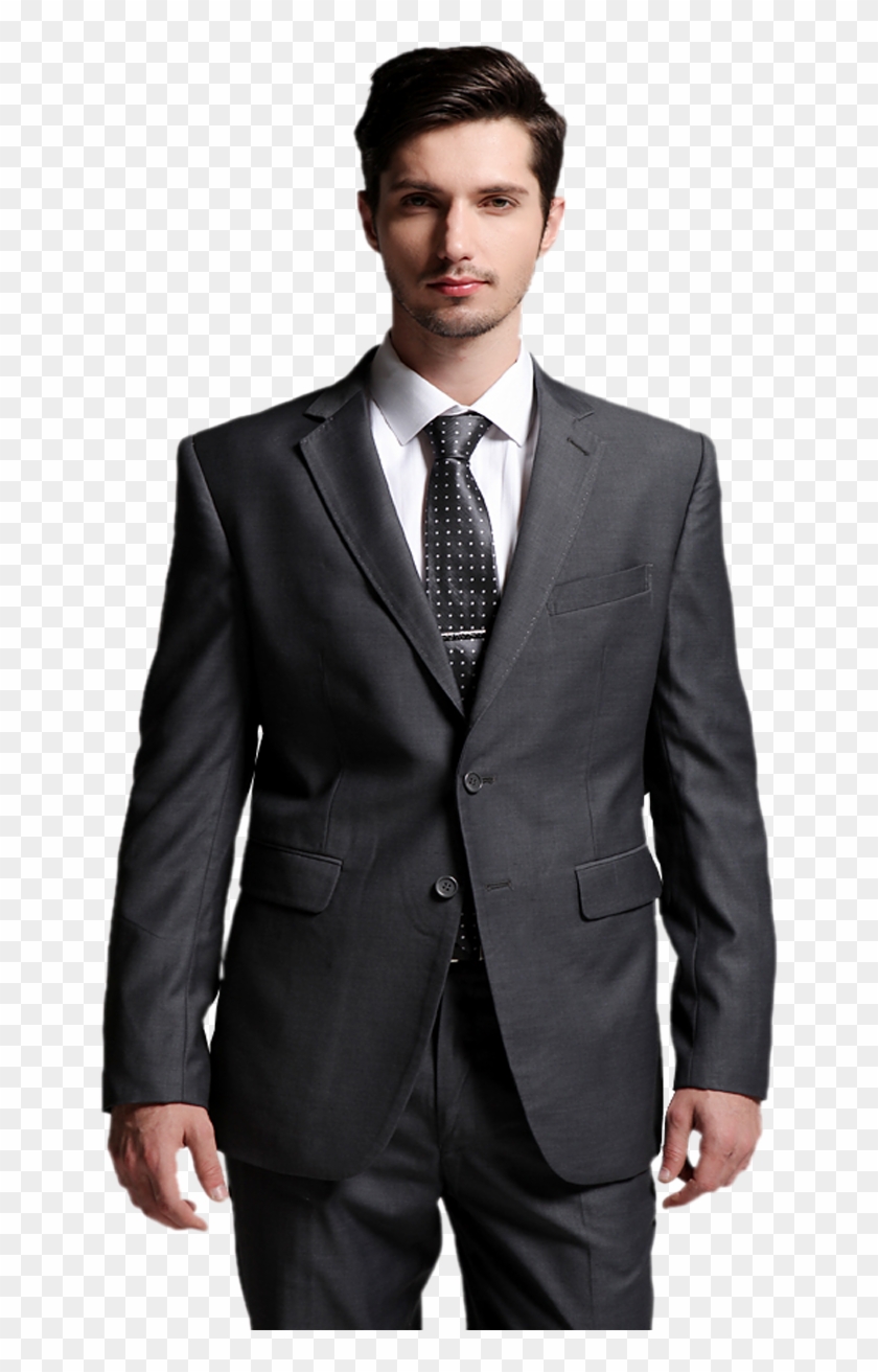 Suit Png Image - Man Wearing Suit Png Clipart #248479