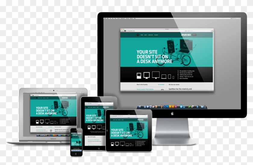 Knowledge And Understanding Of All Devices - Responsive Website Images Png Clipart