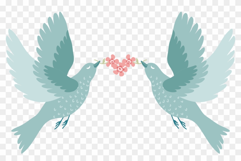 Free Png Download Love Birds For Wedding Png Images - Love Birds For Wedding Clipart