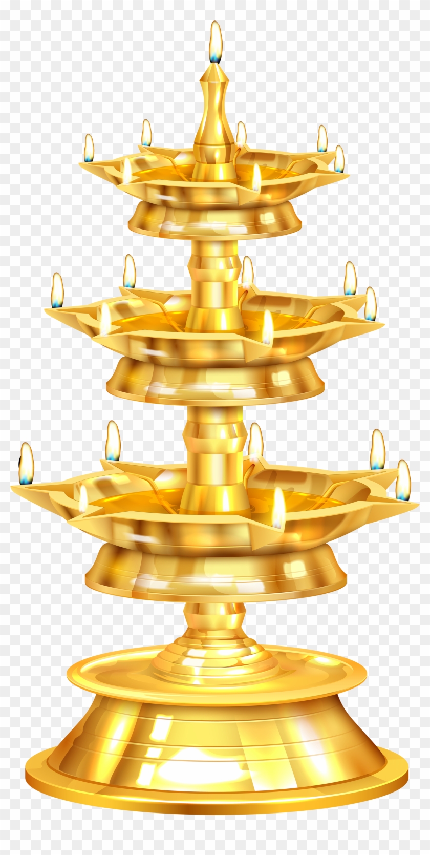 Oil Lamp Clipart Hari Raya - Diya Png Transparent Png #249202