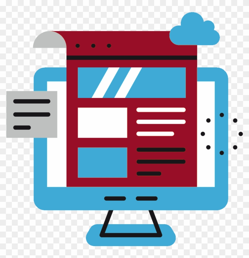 Website Solutions, Web Design & Web Development - Computer Monitor Clipart