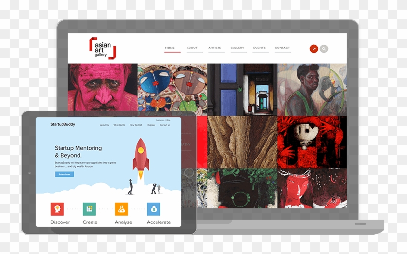 Website Design - Art Site Design Clipart #249281