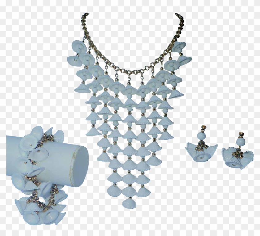Pristine Napier 1972 Temple Bell Cascade Parure, Necklace, Clipart