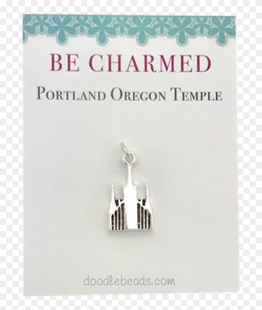 Portland Oregon Temple Charm - Earrings Clipart #249664