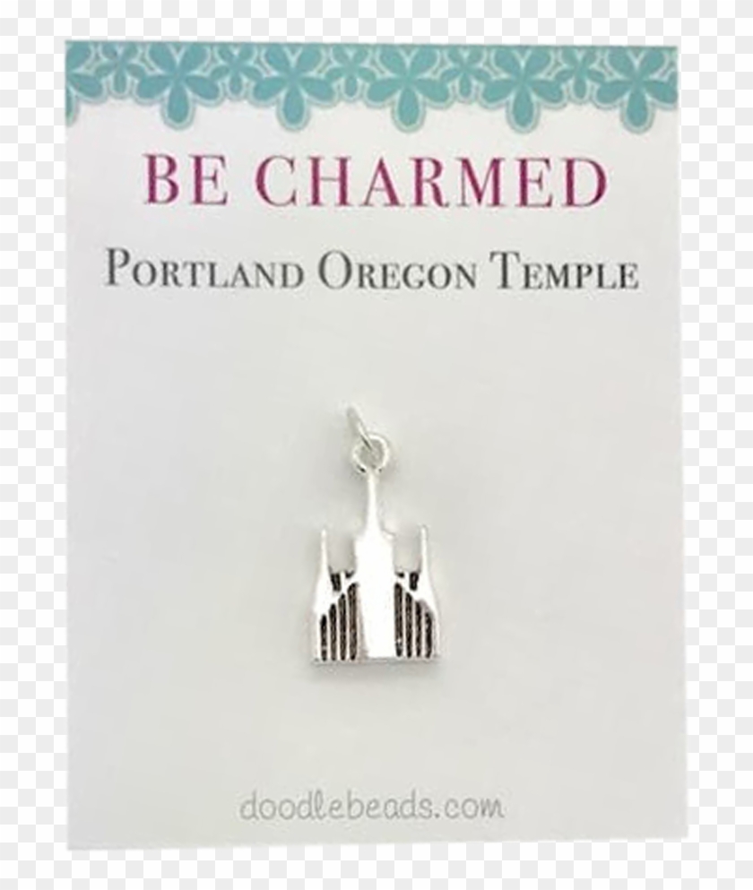 Portland Oregon Temple Charm - Earrings Clipart