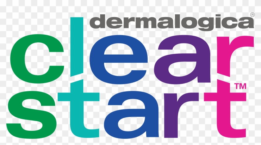 Clear Start Logo Horizontal All Colours - Dermalogica Clear Start Logo Clipart