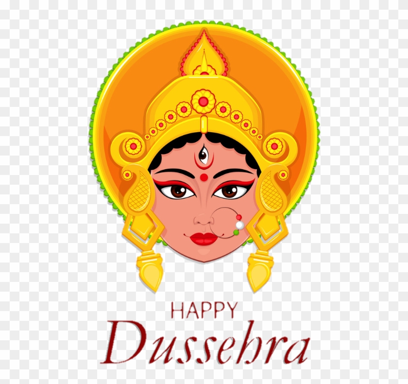 Maa Durga Face Vector Clipart #249793