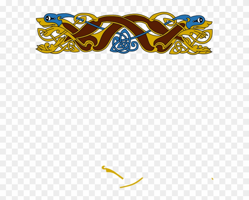 Green Celtic Frame Transparent Clipart