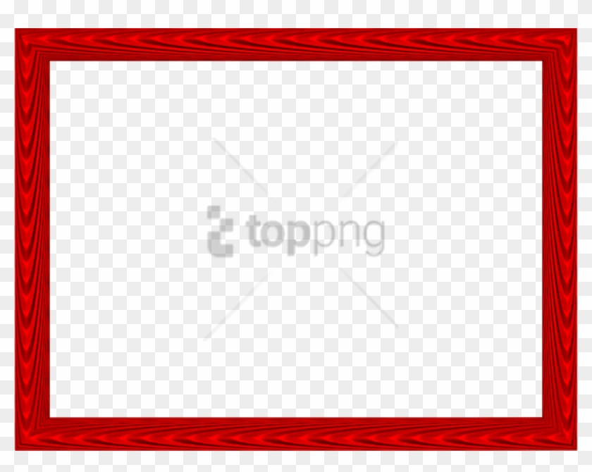 Free Png Red Border Design Png Image With Transparent - Picture Frame Clipart