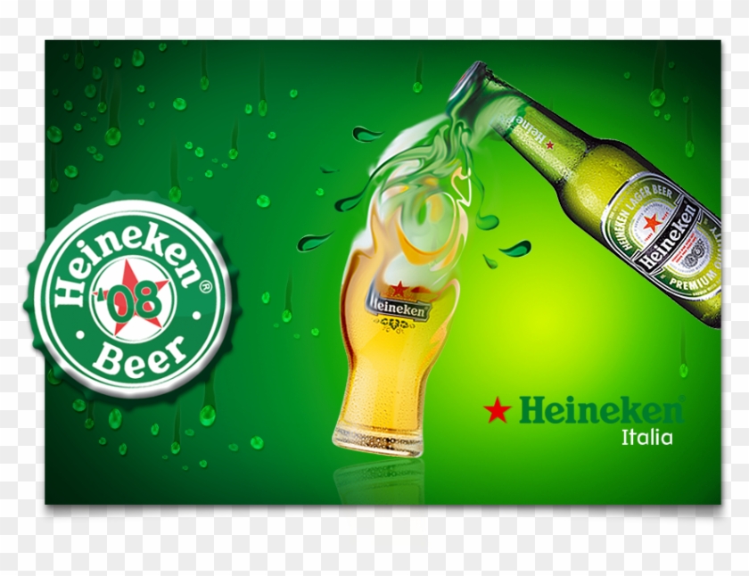 Key Visual And Merchandising - Heineken New Bottle Key Visual Clipart