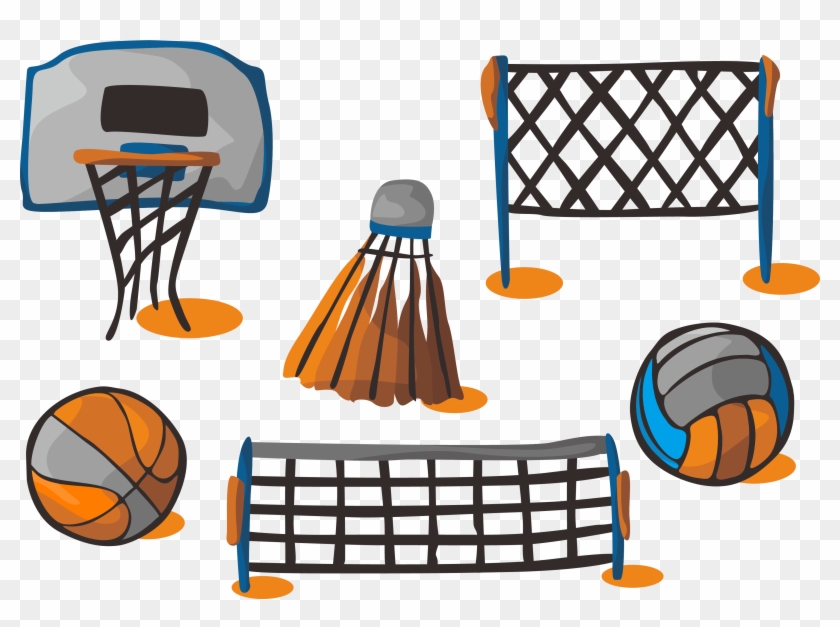 Stock Badminton Ball Free On Dumielauxepices Net - Volleyball Clipart