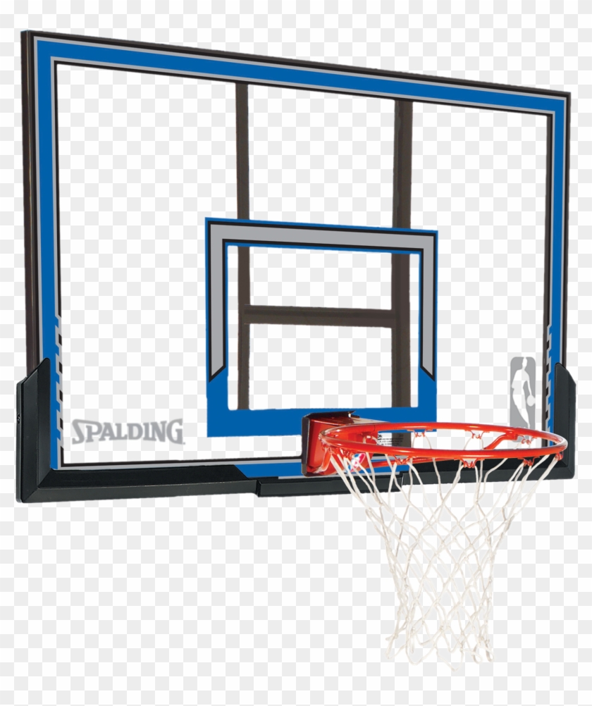 Polycarbonate Backboard And Rim Combo - Spalding Clipart