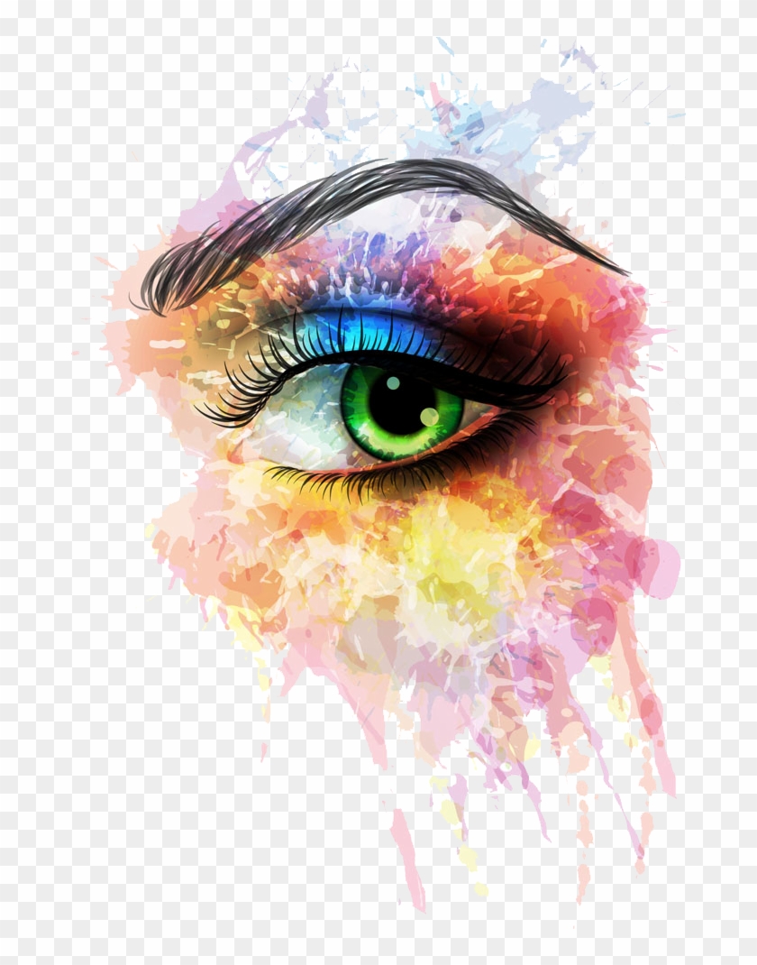 Drawing Eyes Watercolor - Don T Deceive Me Quotes Clipart
