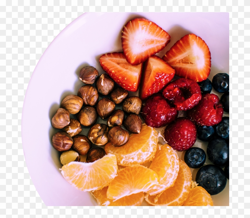 Fruits On Plate - Διατροφη Clipart