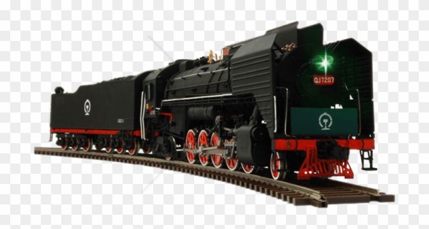 Free Png Train Png Png Images Transparent - Train On Tracks Png Clipart #2401509