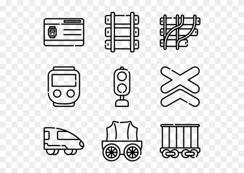 Railway - Iconos Png Redes Sociales Clipart #2401547