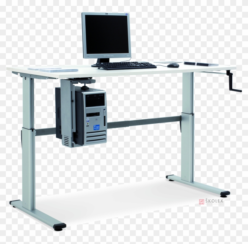 Height-adjustable Computer Desk Move - Výškově Nastavitelné Kancelářské Stoly Clipart #2401552
