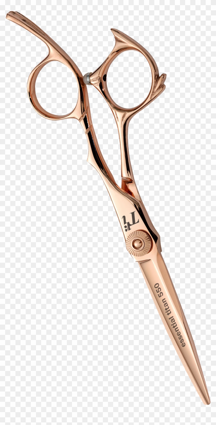 Gold Hair Scissors Png - Rose Gold Scissors Png Clipart #2402213