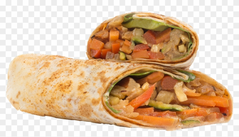 Wrap Vegetal Berenjena, Calabacín, Pimiento, Zanahoria, - Fast Food Clipart #2402583