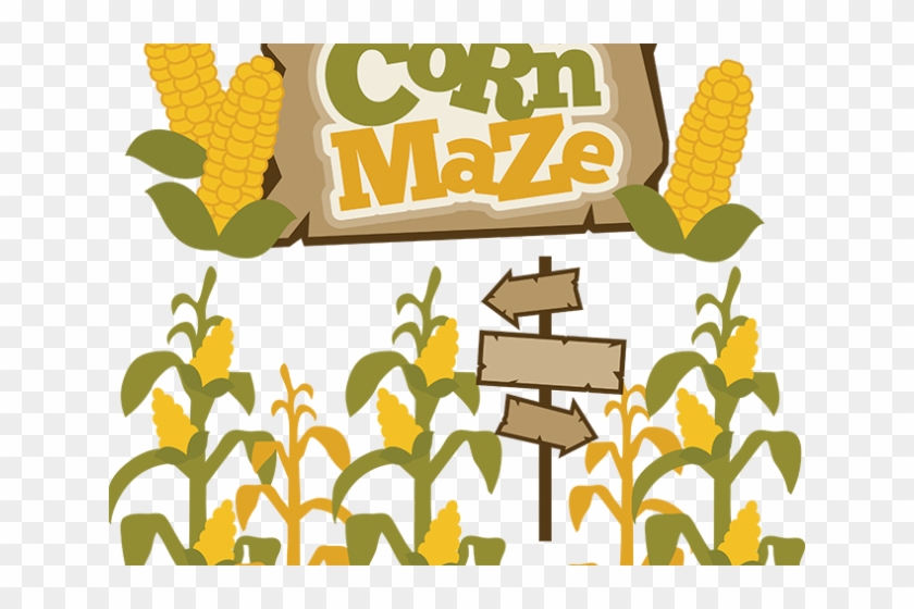 Stalk Clipart Png - Clip Art Corn Maze Transparent Png #2402588