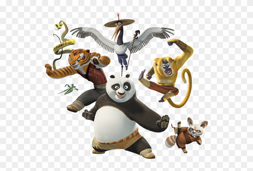 Kung Fu Panda Characters Png - Kung Fu Panda Bday Clipart