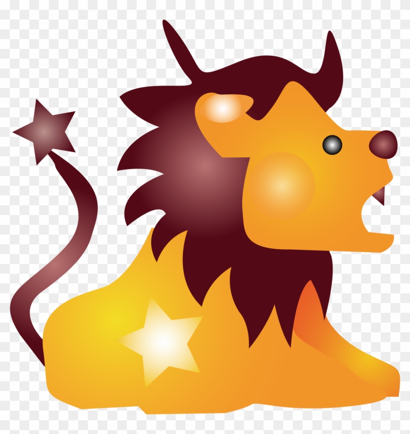 This Free Icons Png Design Of Lion Cartoon - Singa Kartun Clipart