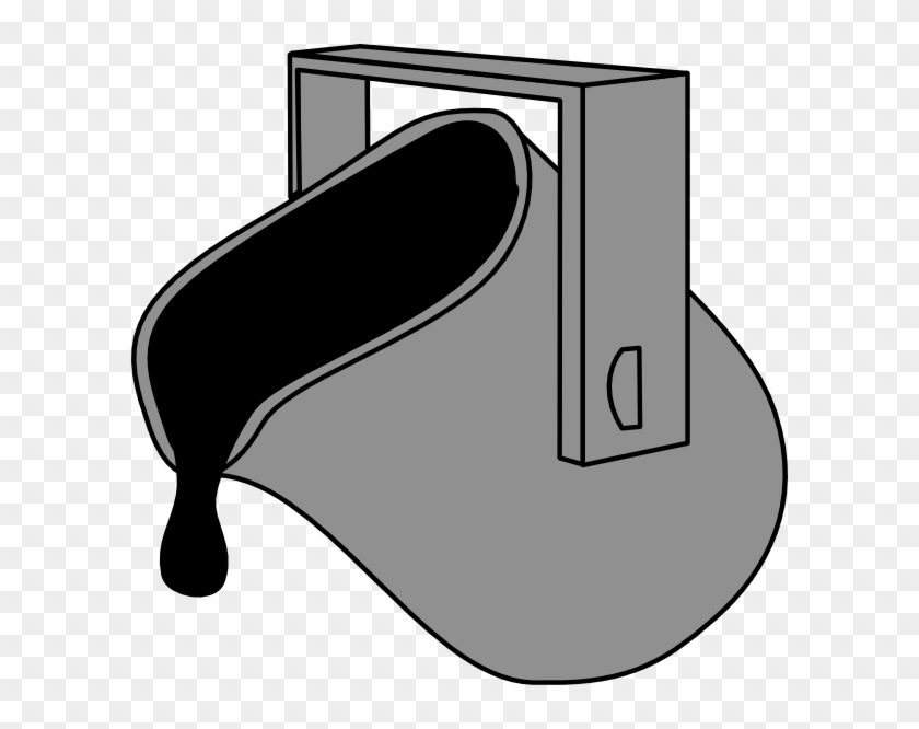 Black Paint Bucket Png Clipart #2403373
