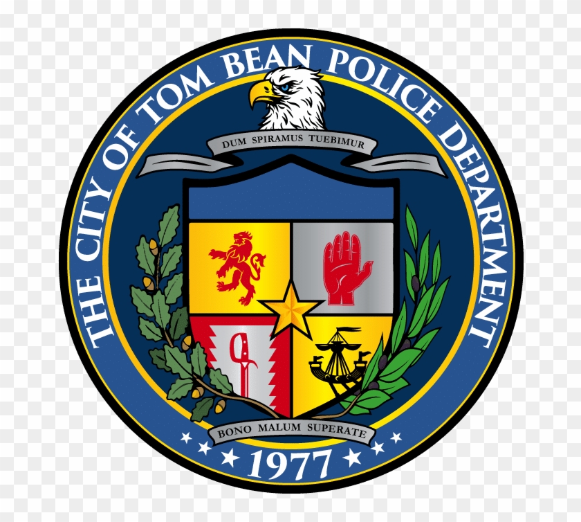 Official Agency Seal/ Coat Of Arms Of The Tom Bean - Emblem Clipart #2404116