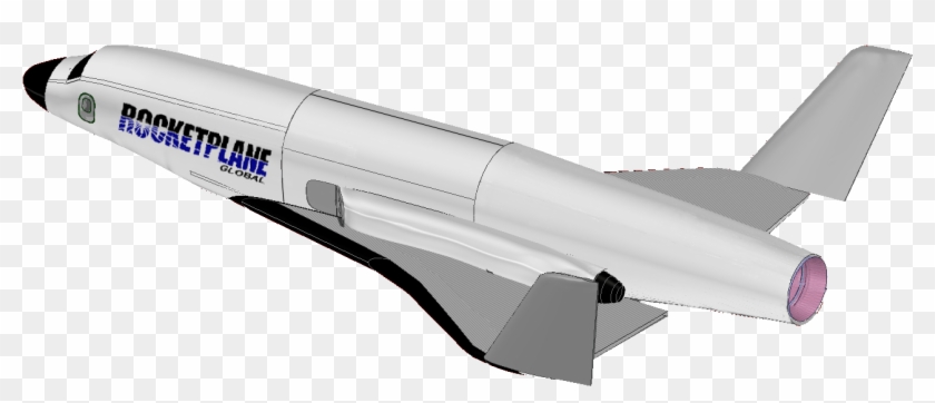 Clipart Black And White Download Rocketplane Global - Rocket Plane - Png Download