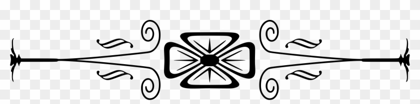 This Free Icons Png Design Of Decorative Divider 105 - Line Art Clipart