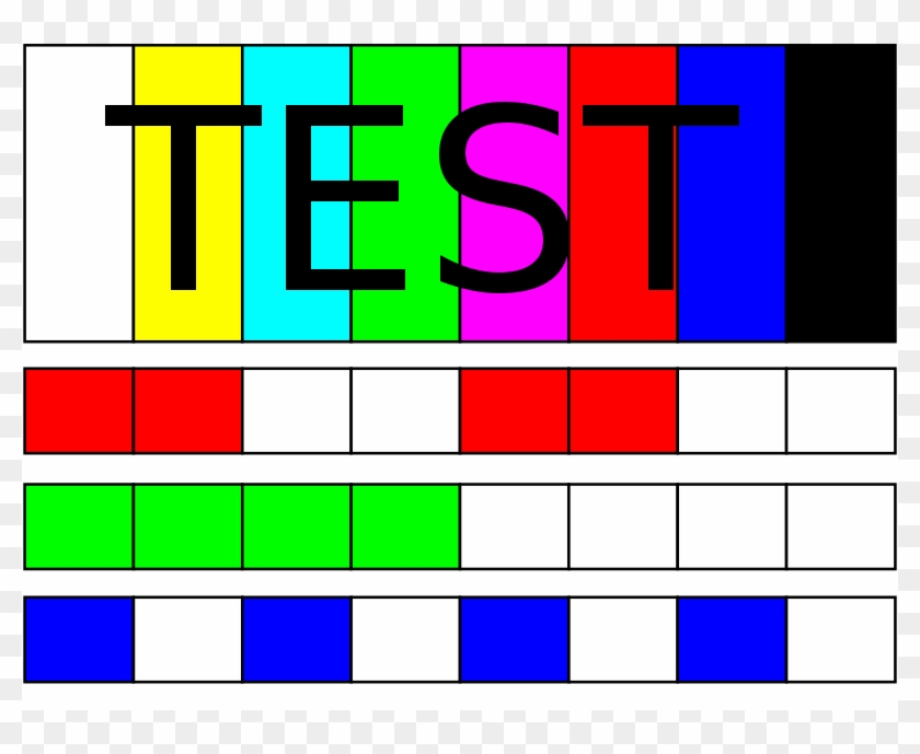 Size Of This Png Preview Of This Svg File - Printer Head Cleaning Test Page Clipart