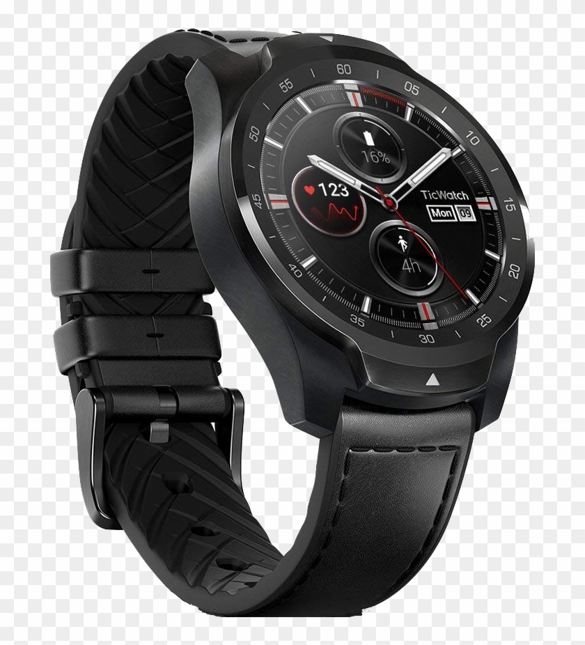 Which Wear Os Devices Have A Heart Rate Sensor - Ticwatch Pro Clipart #2406236