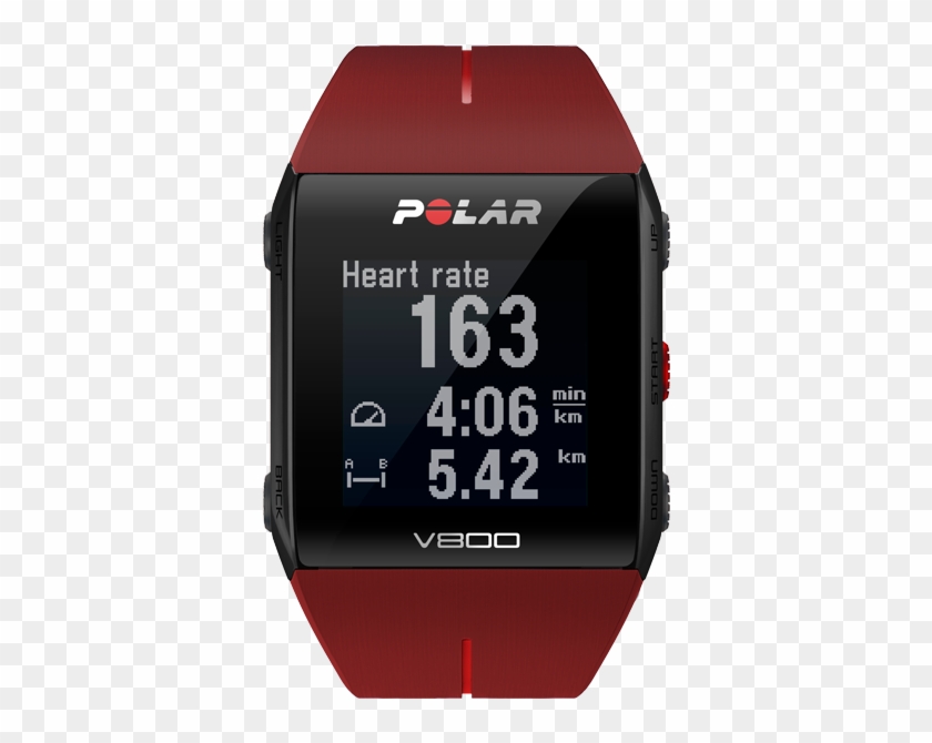 Polar V800 Gps Sports Watch With Heart Rate, Red - Polar Clipart