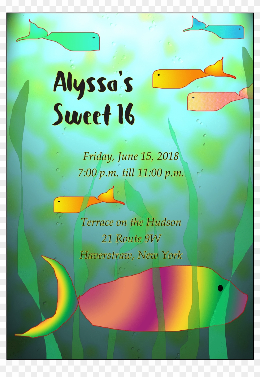 Sweet 16 Invitation - Poster Clipart #2406371