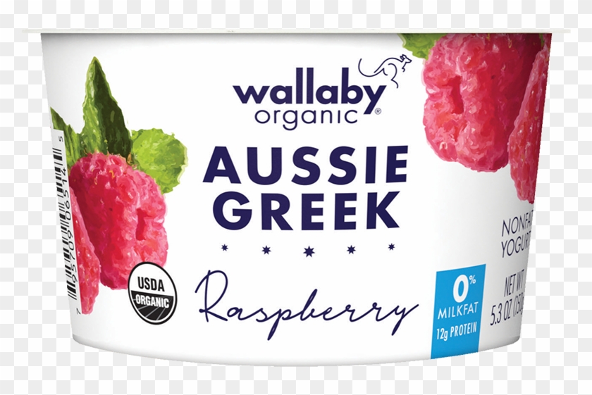 Wallaby Raspberry Organic Greek Nonfat Yogurt - Usda Organic Clipart