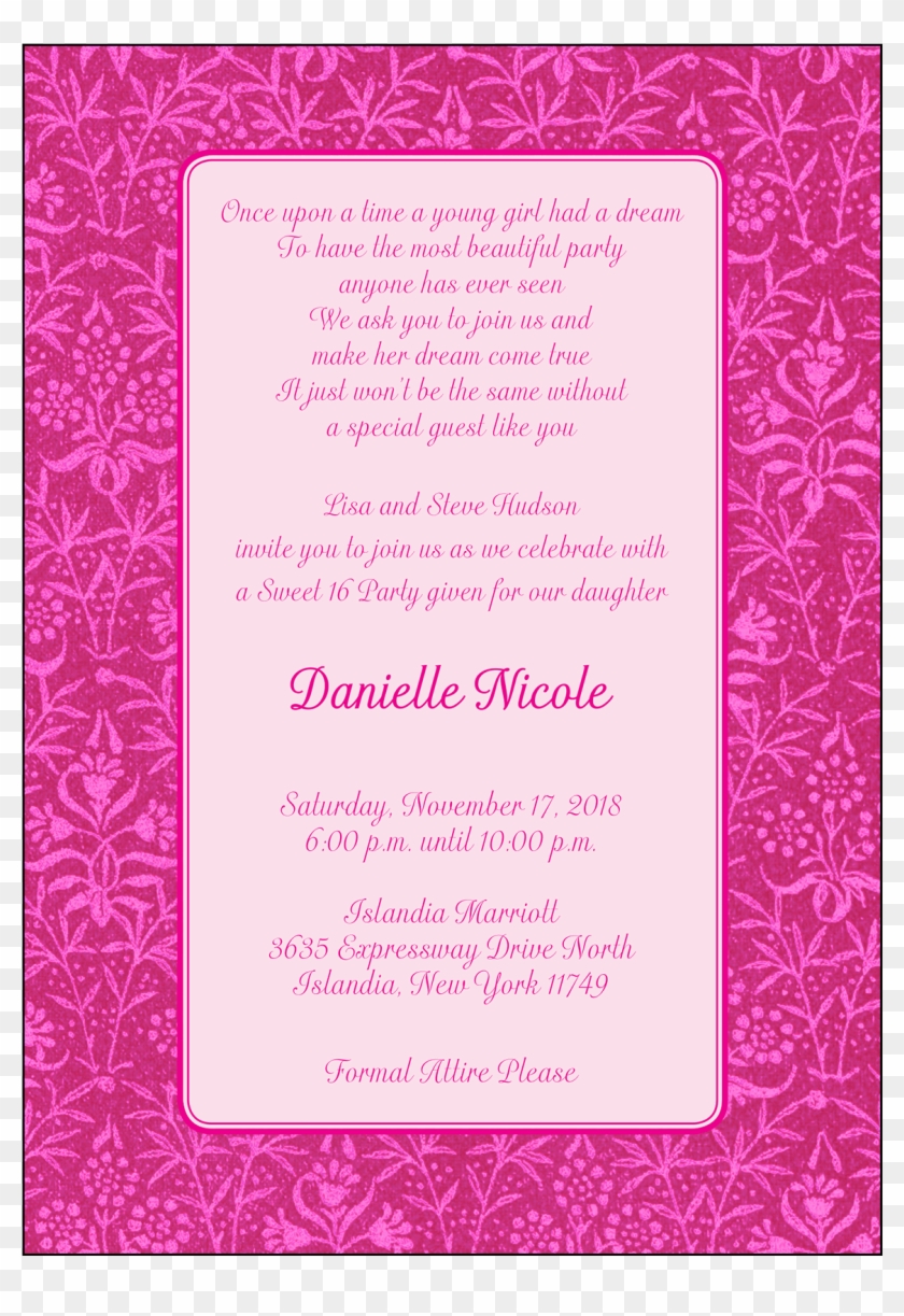 Sixteen Invitation Style Sw Ipv Studio Click - Paper Clipart #2406575
