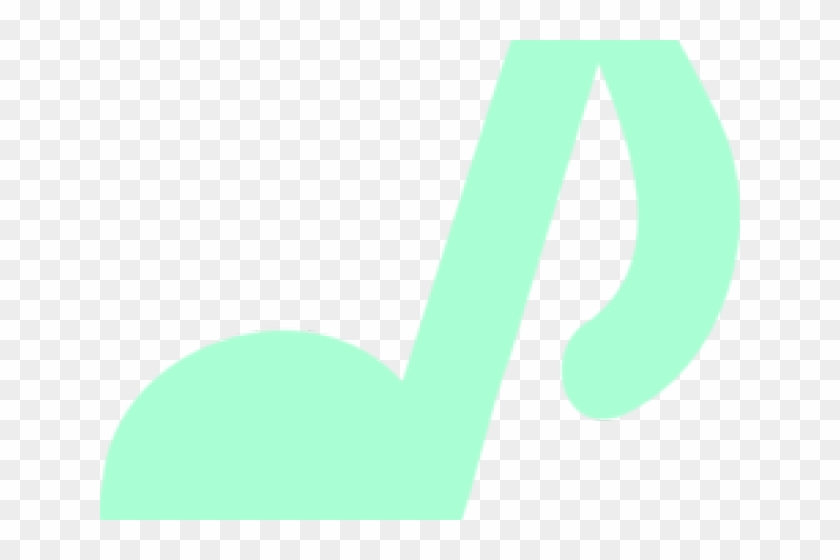 Music Notes Clipart Teal - Graphic Design - Png Download