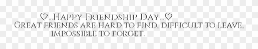 Happy Friendship Day To All My Friends - Parallel Clipart