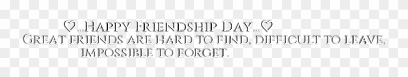 Happy Friendship Day To All My Friends - Parallel Clipart #2407731
