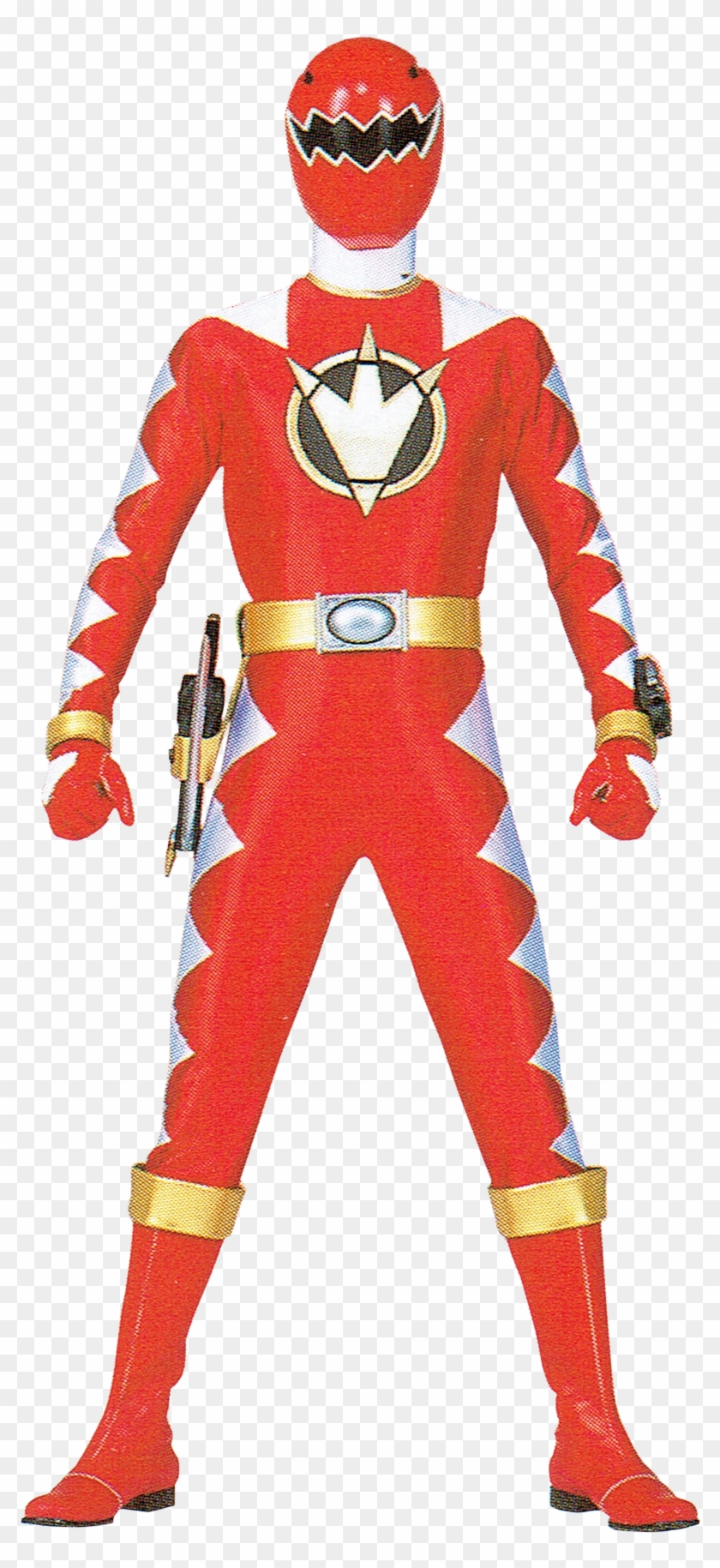 Power Rangers Dino Thunder Red , Png Download - Red Power Ranger Time Force Clipart #2408717