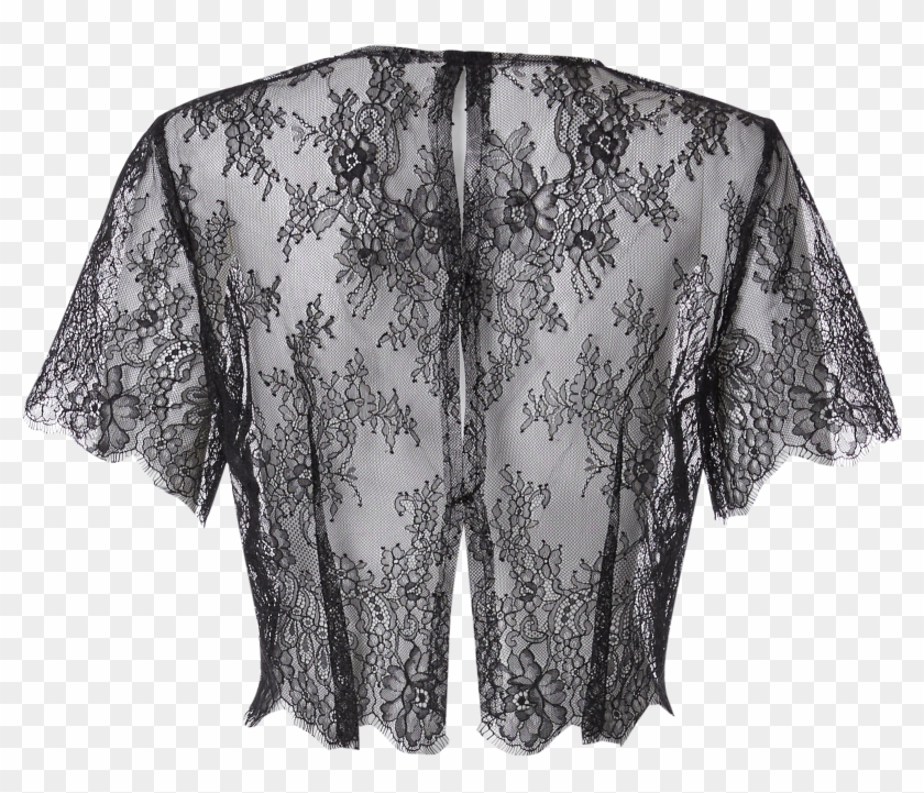 Piq Top Anina Black Lace B - Lace Clipart #2408722