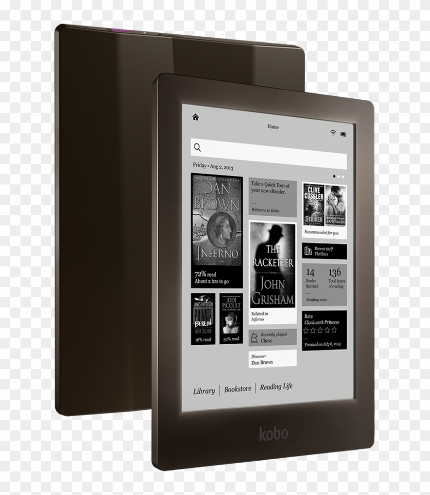 Kobo's Limited Edition Aura Hd Brings The Pixel Density - E Reader Kobo Aura Hd Clipart #2409392