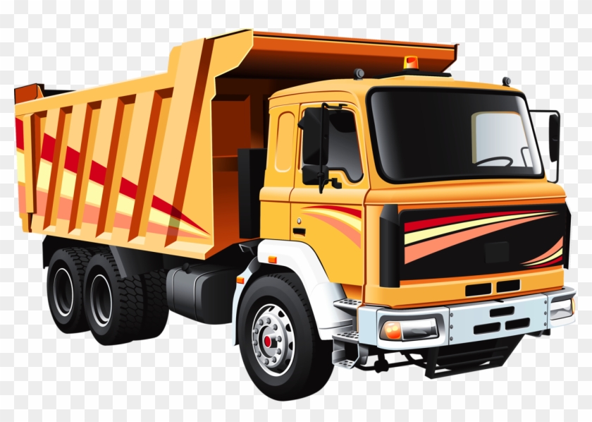 Collection Of Clipart - Gambar Truk Dump Vector - Png Download #2410331