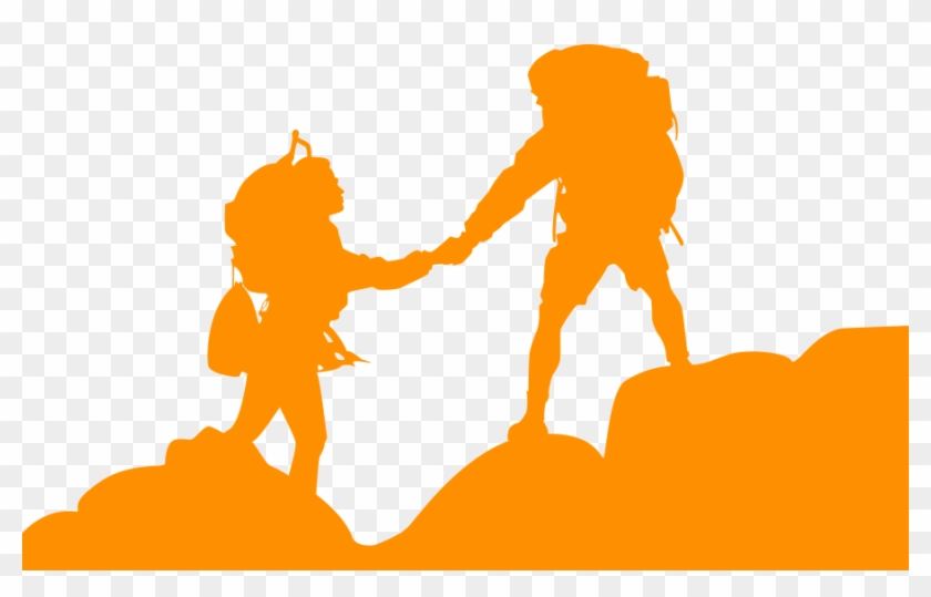 Method Hiking Club - Mountain Hiker Vector Clipart #2410333