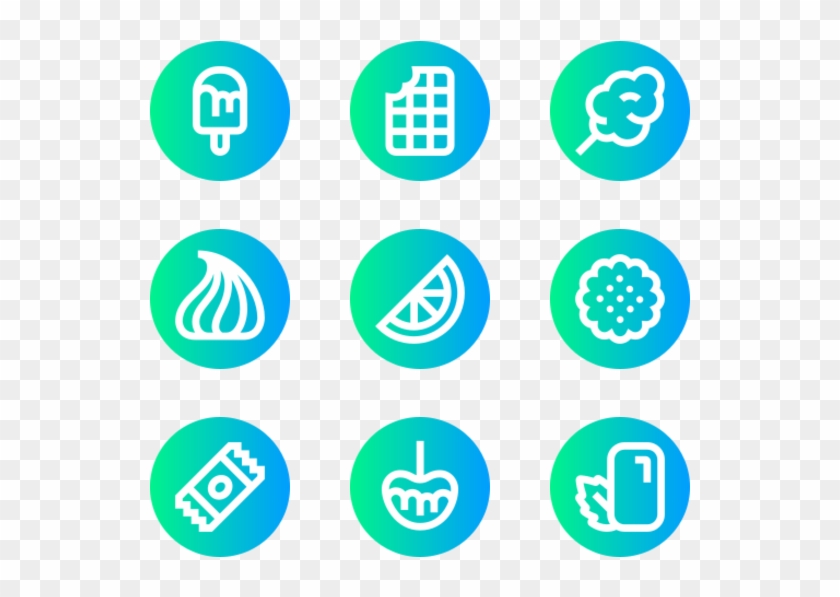 Sweets And Candies - Illustration Clipart