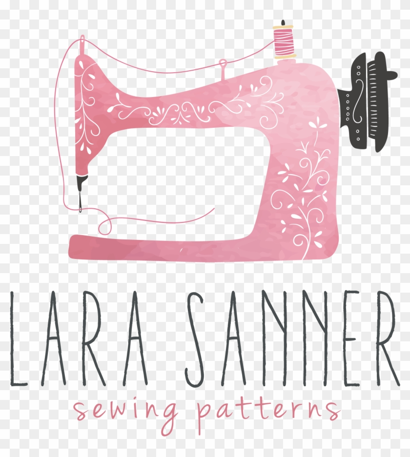 Lara Sanner Patrones De Costura - Maquina De Costura Desenho Vetor Clipart