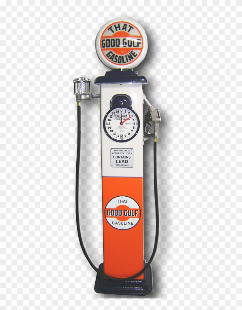 Good Gulf 1929 Clock Face Reproduction Gas Pump - Gauge Clipart #2410722