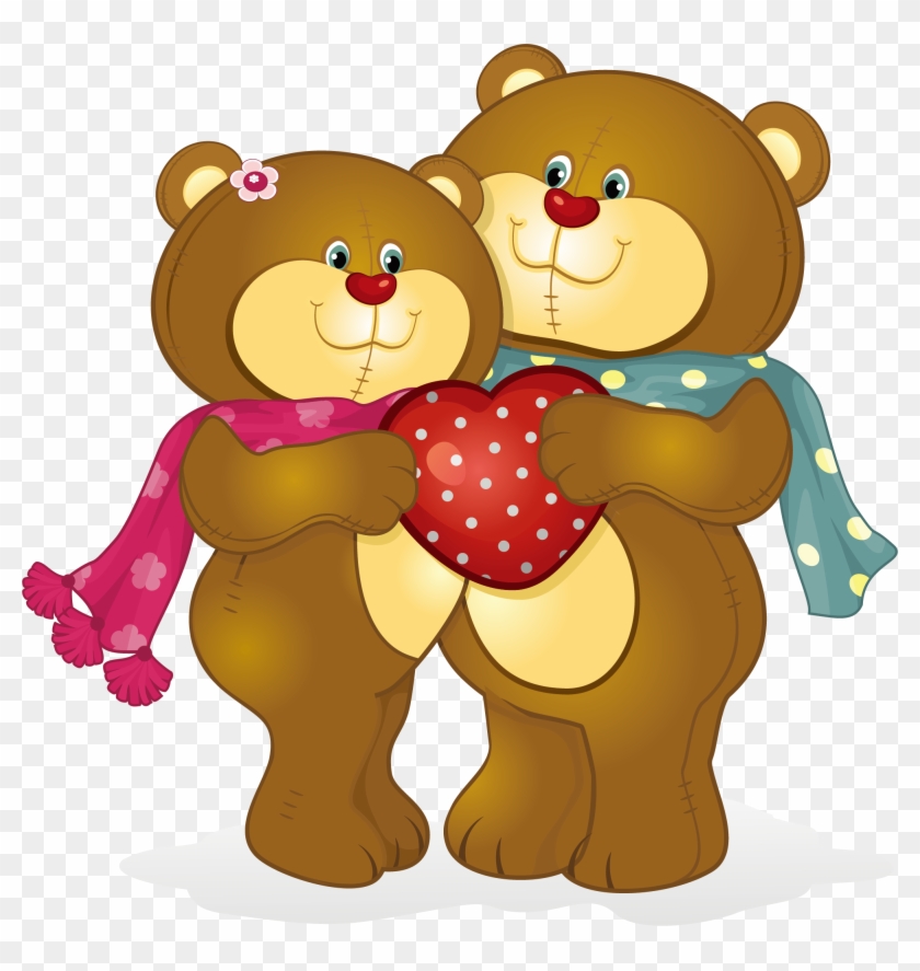 Teddy Bear Valentines Day Vinegar Valentines Clip Art - Teddy Bear Valentine Png Transparent Png